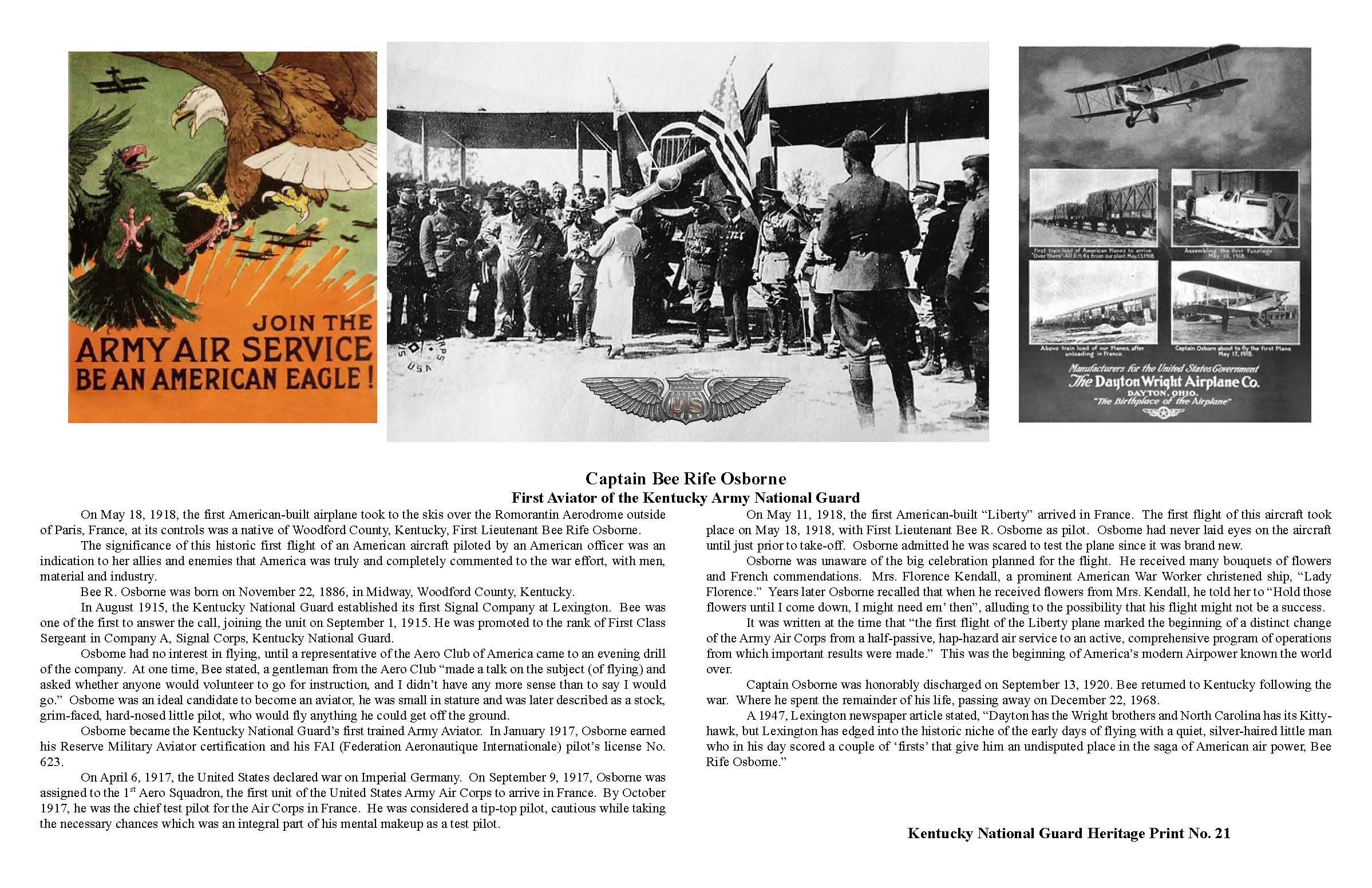 Heritage Print: Capt. Bee Rife Osborne